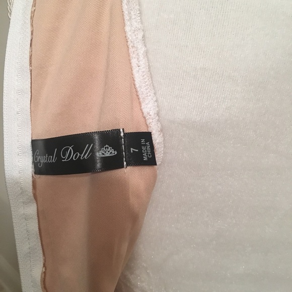 White/cream lace skater dress - Picture 4 of 4